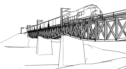 Design for Carcea Viaduct in Romania