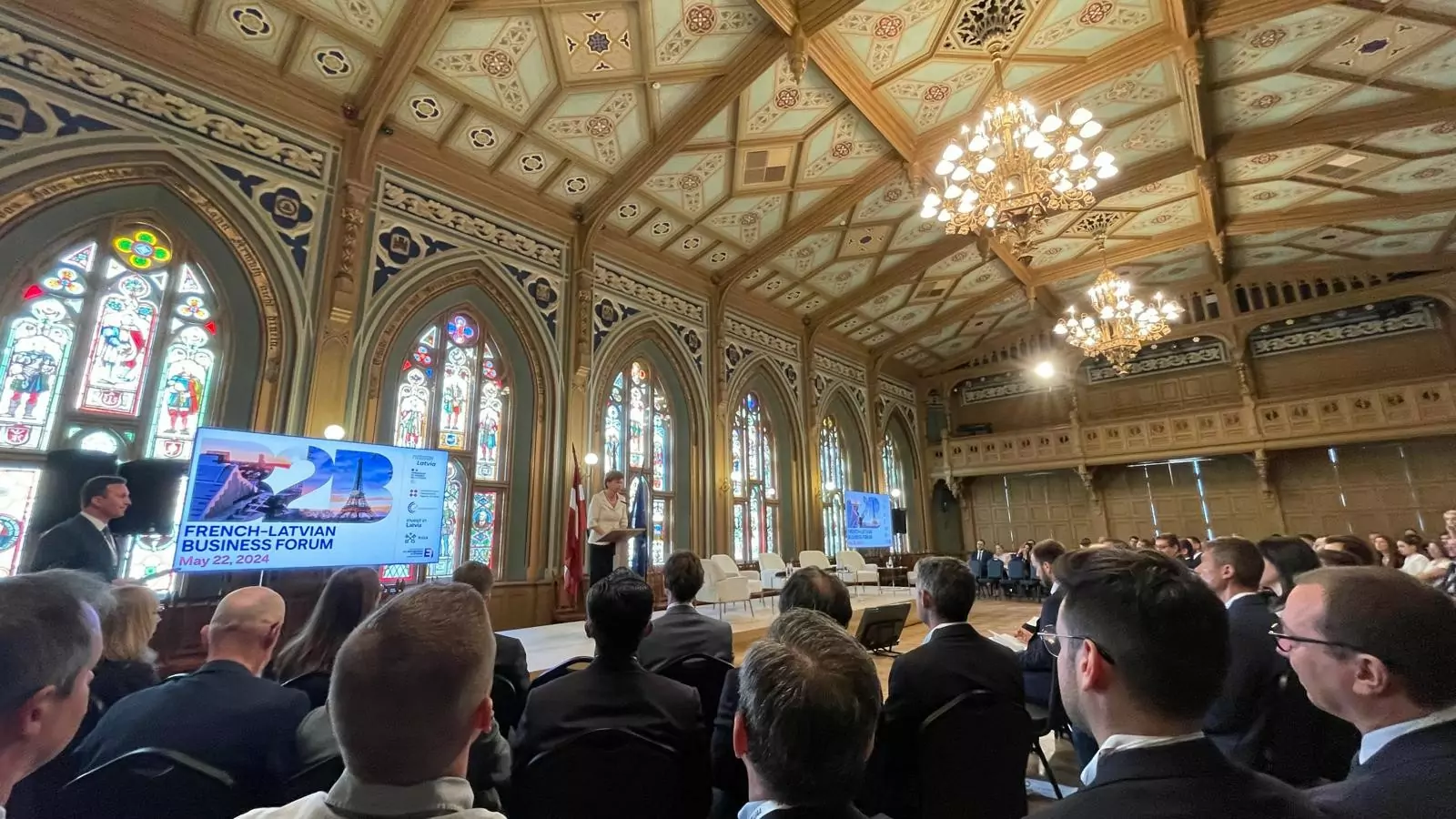 Rail Baltica: French-Latvian Business Forum in Riga, Latvia