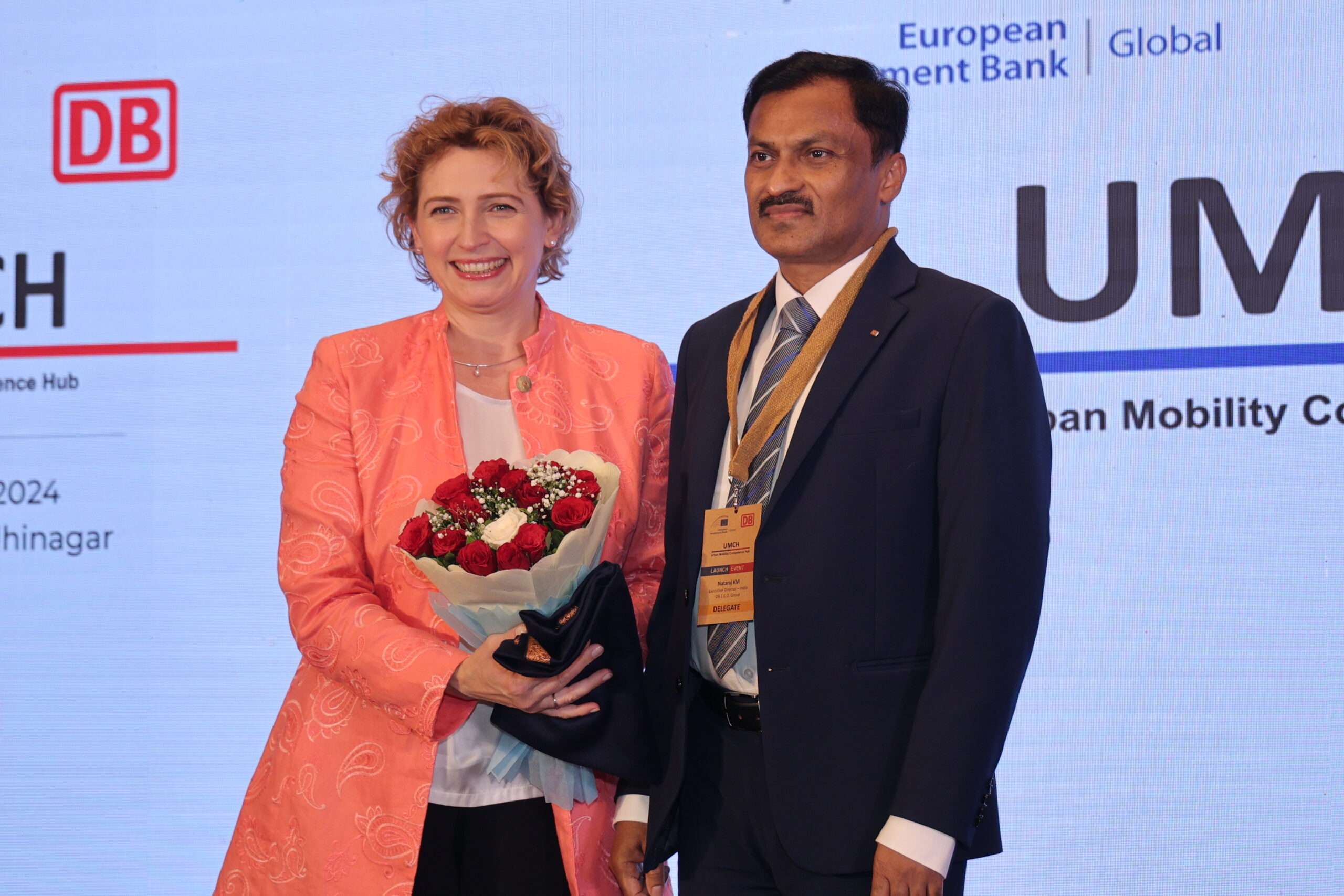 UMCH - Nicola Beer, Vice President of EIB, and Milind Nirma, Executive Director