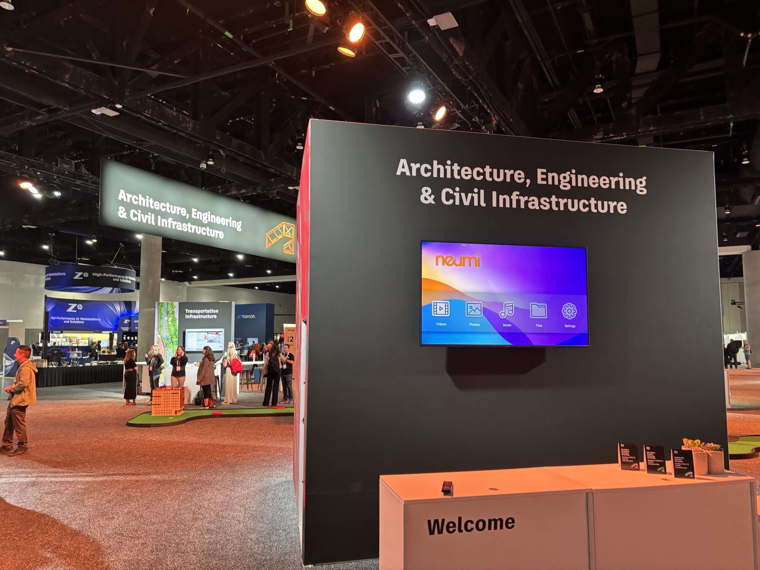 Booth at Autodesk University 2024